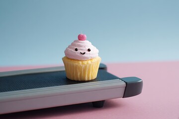 cupcake on cart