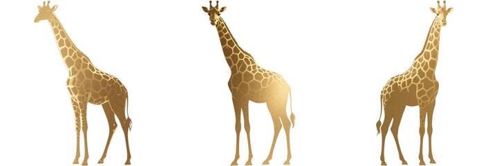 キリン　動物　生き物　イラスト