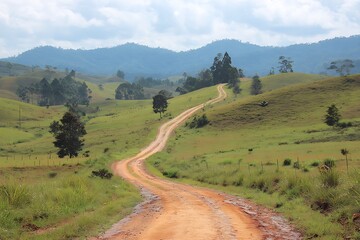road in mountains