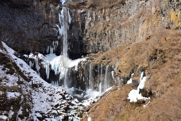 冬の華厳の滝
