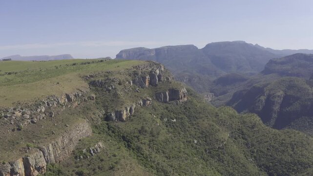 Aerial, Blyde River Canyon Nature Reserve, Panorama Route, South Africa