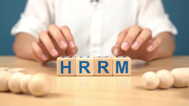 HRM Human Resource Management Business Concept