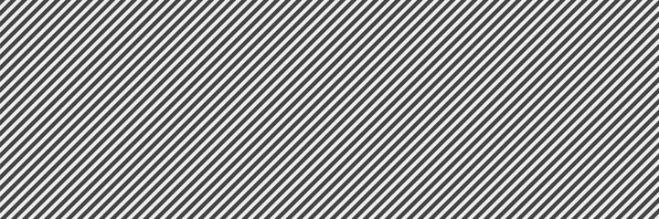 Obraz premium Slash line seamless patterm. Thin diagonal stripes black and white background. Aslant strip blackdrop. Vector