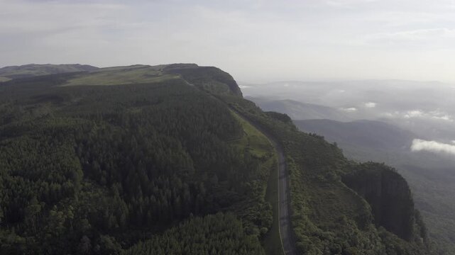 Aerial, Gods Window, Blyde River Canyon Nature Reserve, Panorama Route, South Africa