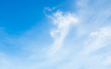 Obraz premium Sky cloud blue nature background paronama web cloudy summer winter season day, light beauty horizon spring brigth gradient calm abstract backdrop air nature view wallpaper landscape environment
