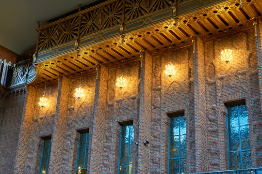 Inside of Stockholm city hall