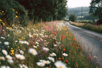 field of flowers