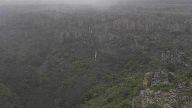 Aerial, Unnamed Waterfall, South Africa