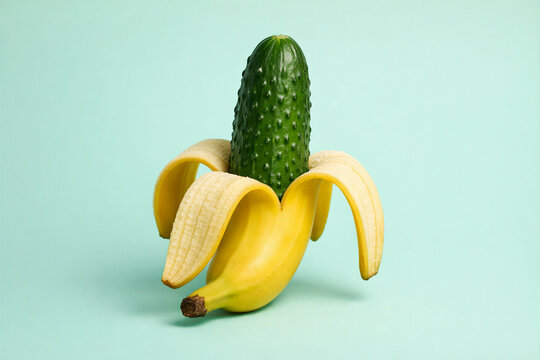 The Healthy Deception: Banana Peeled to Reveal Cucumber