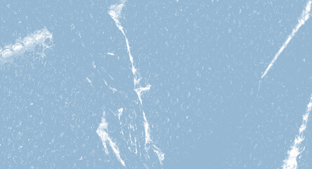 Creative bubble wrap texture &mdash; airy blue watercolor background in cloudy, sky tones. Transparent plastic bubbles &mdash; abstract mixed media composition for music covers, album art, contemporary design