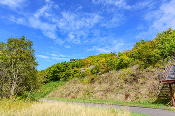 Fototapeta premium 道北 雄冬岬（おふゆみさき)展望台からの景色 
