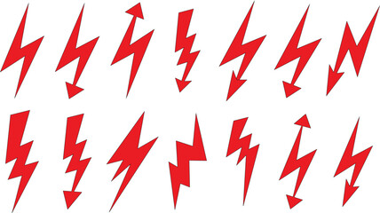 Red and black arrows collection featuring 3d direction icons and a seamless vector pattern design for business web symbols and red and white arrow sign illustrations