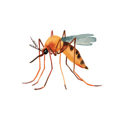 Mosquito Insect Vector Illustration for Disease Control and Health Awareness.