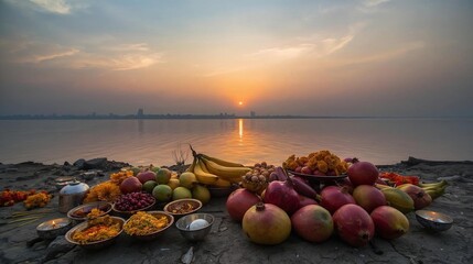 boats at sunset in the sea