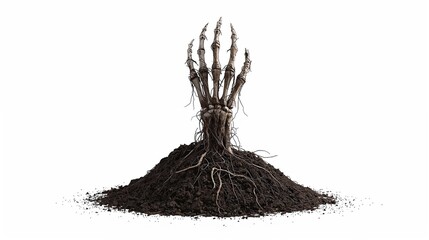 soil and roots