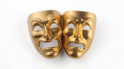 golden carnival masks