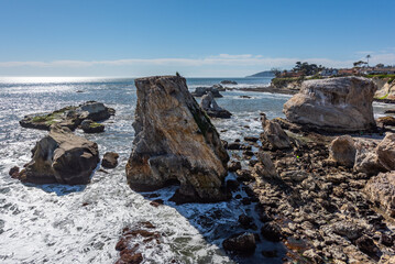 Pismo beach California coast views, USA