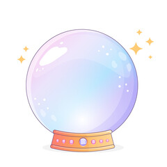 Crystal Ball Illustration