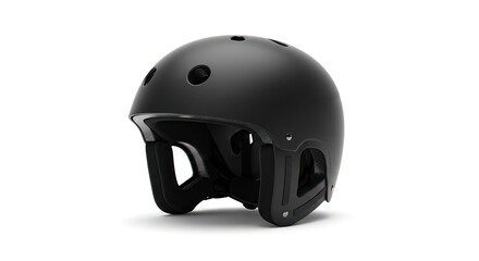 A sleek, modern black helmet designed for safety and style in various outdoor activities
