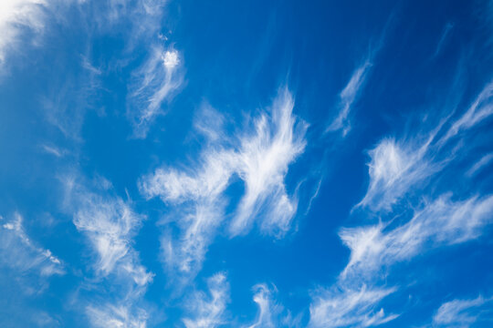 blue sky with white clouds