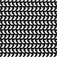  abstract black and white geometric seamless pattern featuring repeating shapes