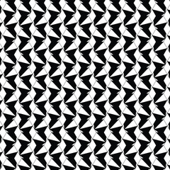  abstract black and white geometric seamless pattern featuring repeating shapes