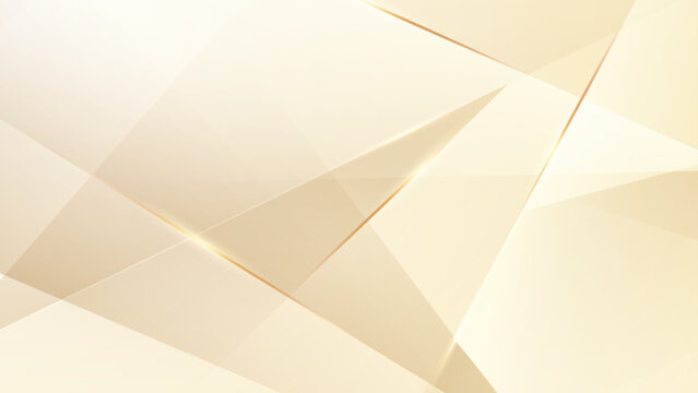 Luxury gold geometric background with golden lines abstract vector illustration

