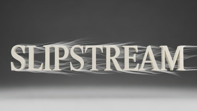 Slipstream Text Effect with Motion Blur.