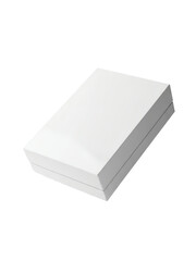 Fototapeta premium White Gift Box Mockup with Transparent Background