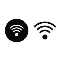 wifi icon wireless signal vector design template