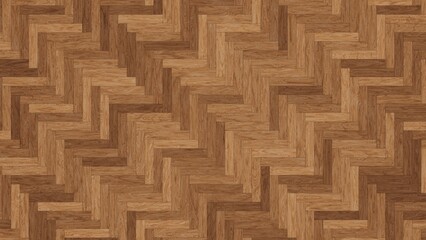Classic Herringbone Wood &mdash; Warm brown wooden pattern arranged in a zigzag herringbone layout, showcasing natural grain and timeless craftsmanship with a refined, elegant.