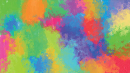 The vector colorful rainbow background consists of spots.
