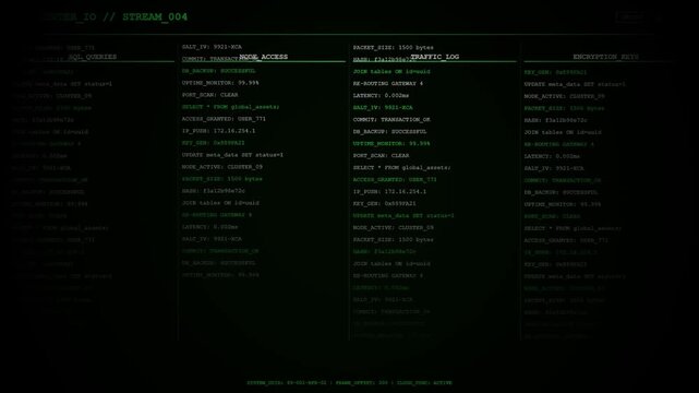 Abstract binary code background for web design.