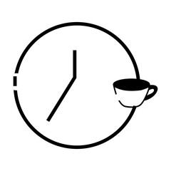 coffee time for icon illustration vector