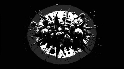 A vibrant red dot with white text saying I'm sorry,