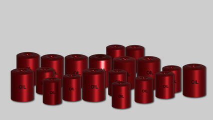 nice hand make 3d type reddish colour some oil barrel on dark background template background design images 4k wallpaper