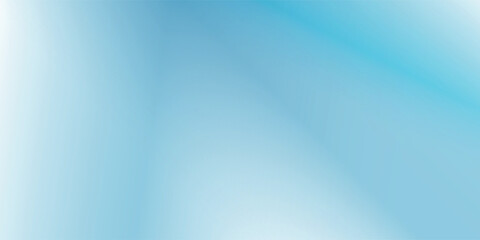 Fototapeta premium Soft blue and white gradient background with subtle diagonal light rays, creating a serene and clean abstract design.
