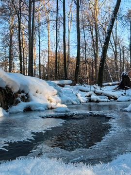 river in winter