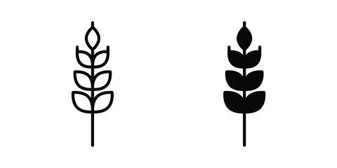 Malt icons in different styles. Simple icon design © Pop