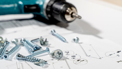 Accessories and tools for assembling new furniture