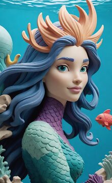 Enchanted Mermaid Portrait