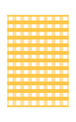 Vibrant yellow checkered pattern on white background
