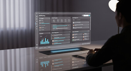 Immersive Holographic Digital Work System