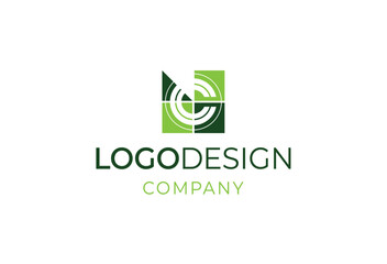 Corporate logo design concept for company branding identity