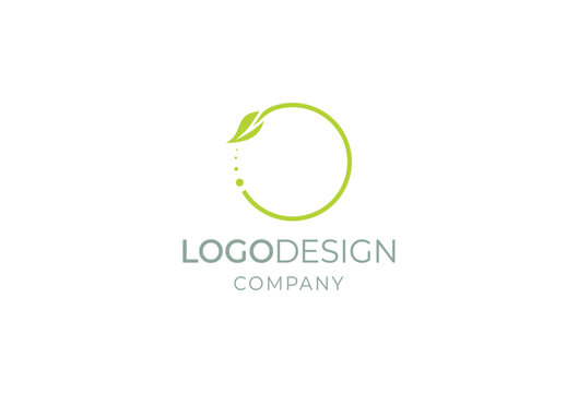 Leaf naturel logo icon vector editable tempalte 