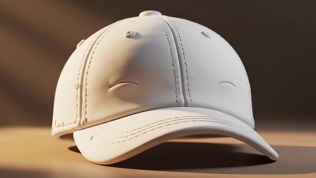 Stylish White Baseball Cap - A Modern Fashion Accessory.
