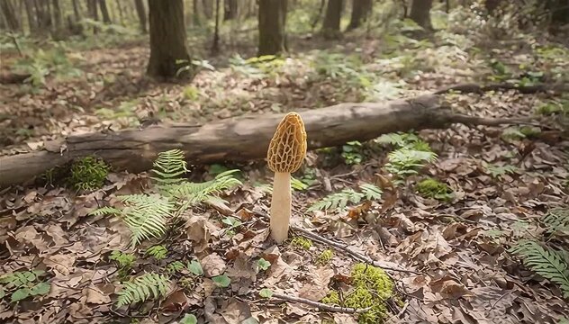 Morchella esculenta, (commonly known as common morel, yellow morel, morel mushroom, and sponge morel) is a species of fungus
