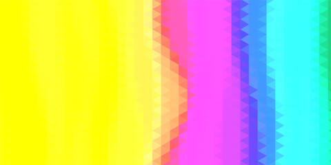 Vibrant Geometric Triangle Pattern Background &ndash; Abstract Pastel Colorful Low-Poly Mosaic Design for Modern Branding, Web Graphics, Textile Prints and Creative Digital Projects