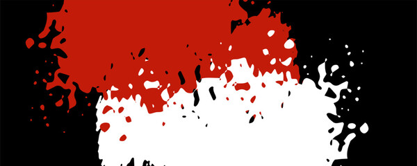 black white and red grunge texture background. eps 10