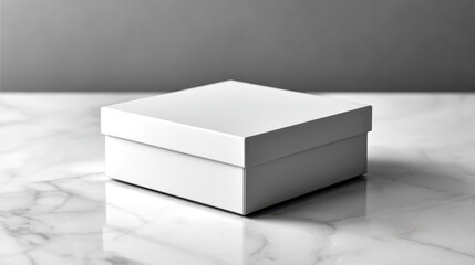 Luxury Packaging Box Mockup Matte Finish